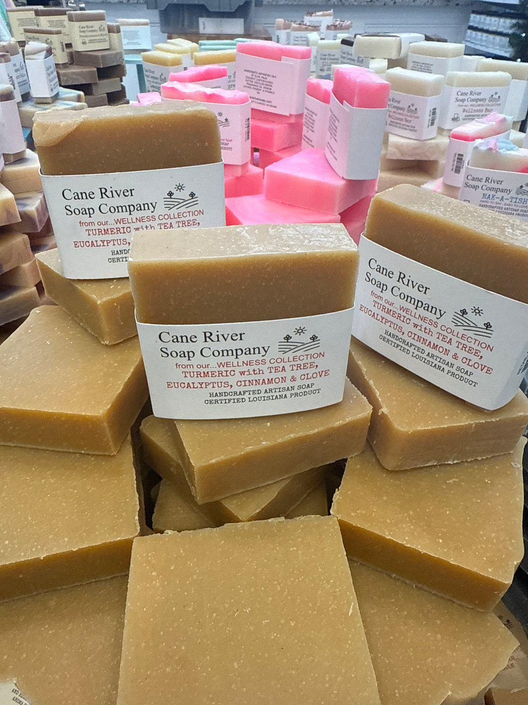 Turmeric with Tea Tree, Eucalyptus, Cinnamon and Clove Body and Facial Bar