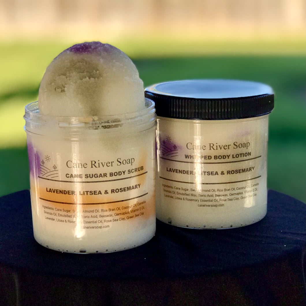 Sugar Body Scrub - Lavender, Litsea & Rosemary